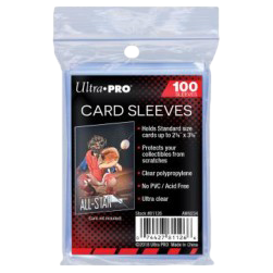 Ultra Pro Soft Sleeves – 100 paket | Standard TCG Card Size