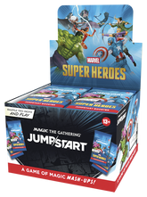 MTG Marvel Super Heroes Jumpstart Booster Display 24 Packs English Sealed