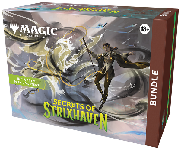 MTG: Secrets of Strixhaven Bundle – 9 Play Boosters | English | Sealed