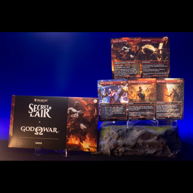 MTG Secret Lair x God of War Greek Saga Non-Foil English Sealed Kratos