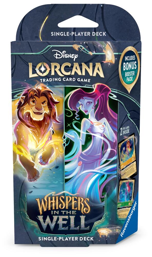 Disney Lorcana: Whispers in the Well Starter Deck [Set of 2] - Magic Draw