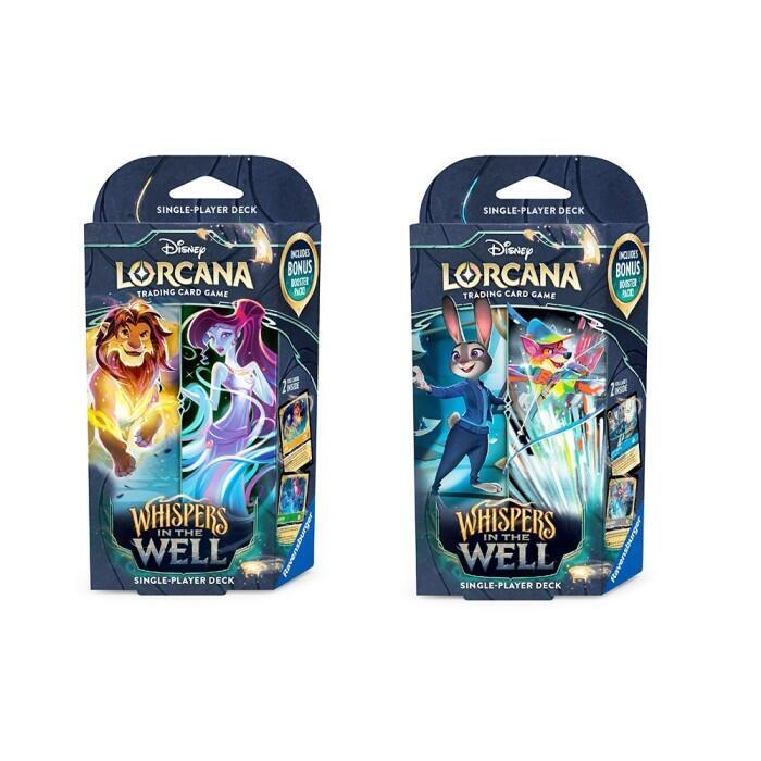 Disney Lorcana: Whispers in the Well Starter Deck [Set of 2] - Magic Draw