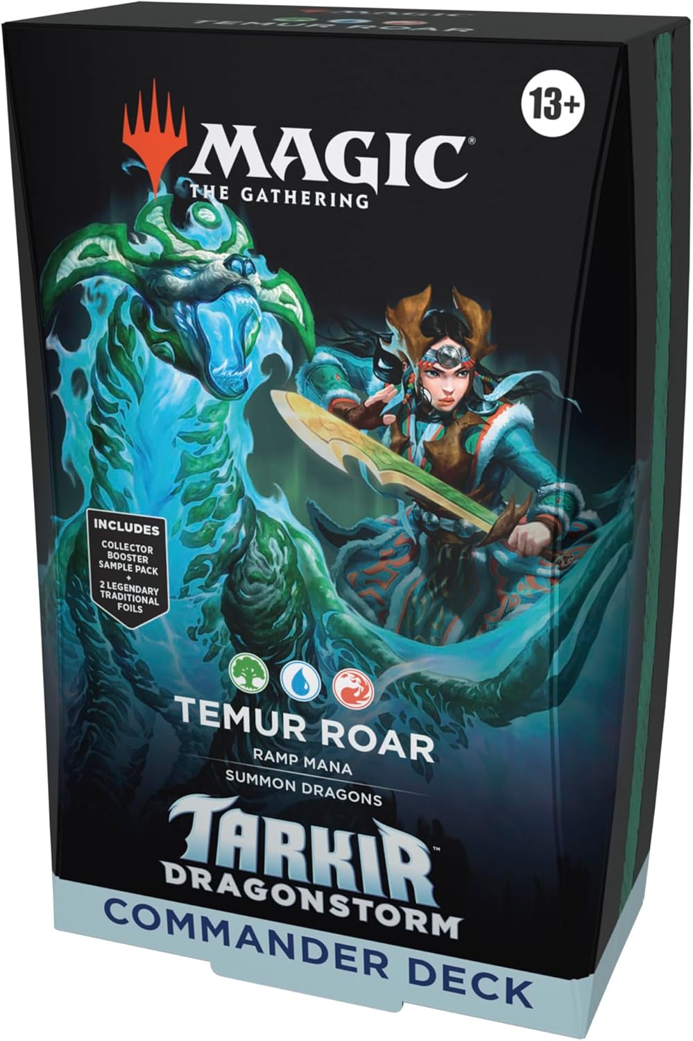 MTG Tarkir Dragonstorm Temur Roar Commander Deck 100 Cards English Sealed
