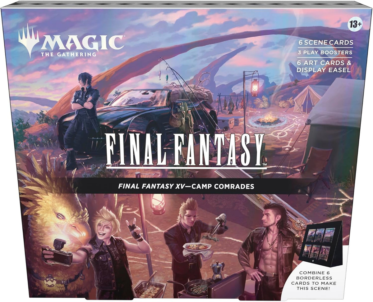 MTG Final Fantasy XV Camp Comrades Scene Box English Sealed 6 Foil Scene Cards