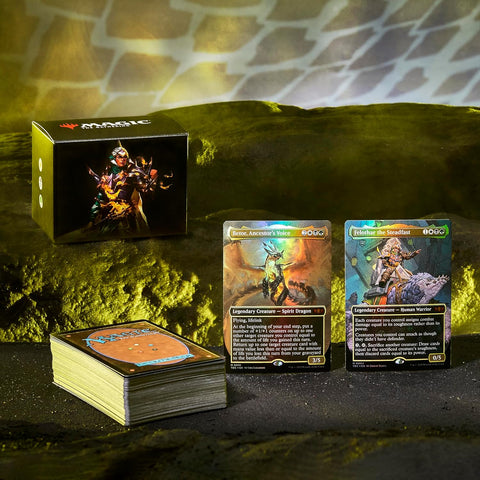 Magic The Gathering Dragonstorm Commander Deck - Abzan Armor - Magic Draw