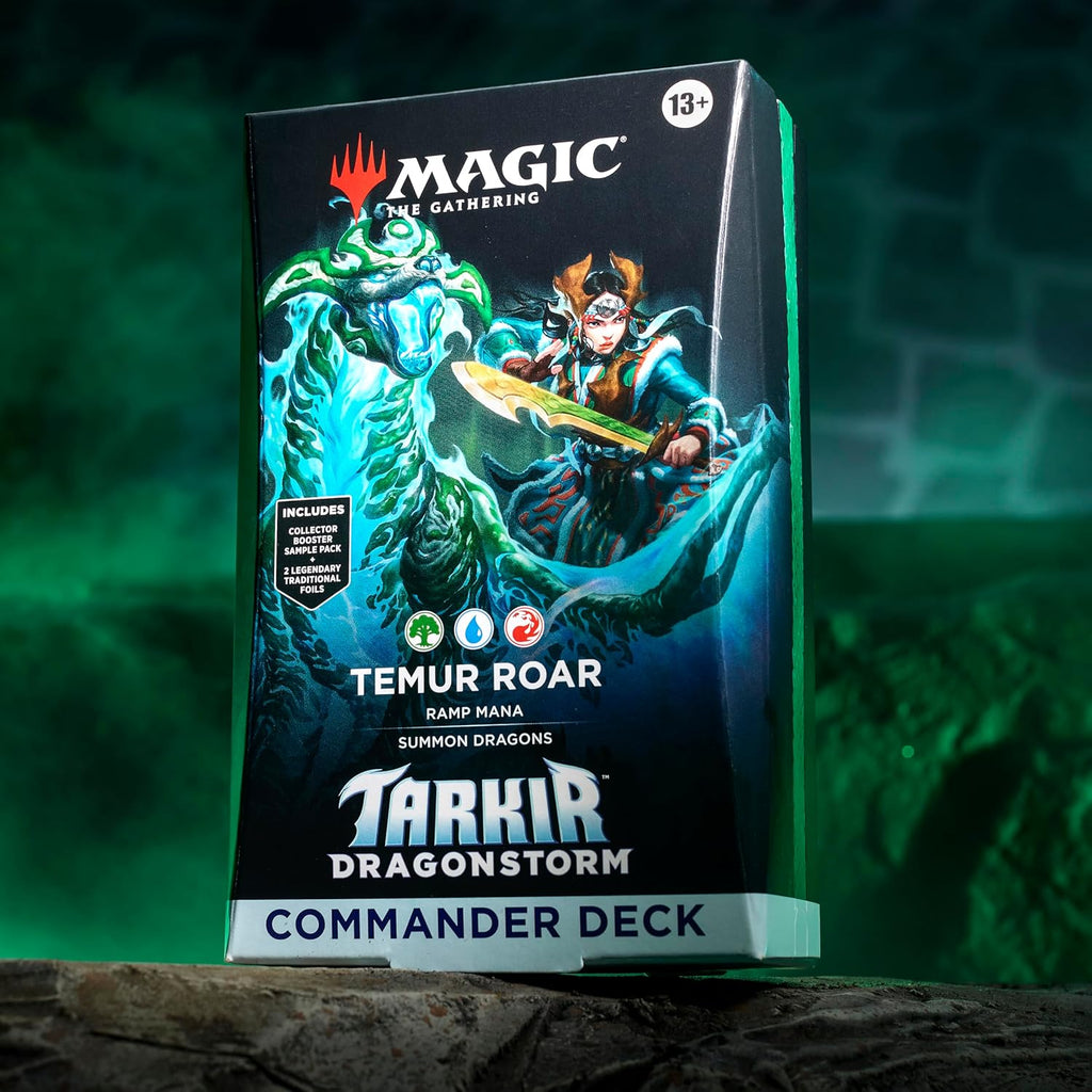 MTG Tarkir Dragonstorm Temur Roar Commander Deck 100 Cards English Sealed