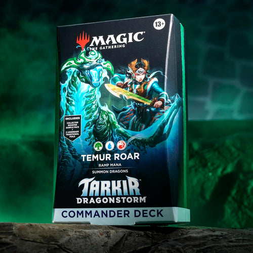 Magic: The Gathering: Tarkir: Dragonstorm Commander Komplet - Temur Roar