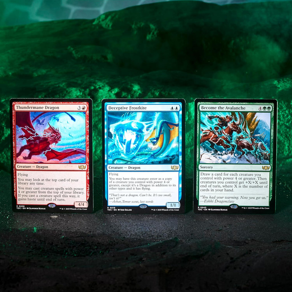 MTG Tarkir Dragonstorm Temur Roar Commander Deck 100 Cards English Sealed