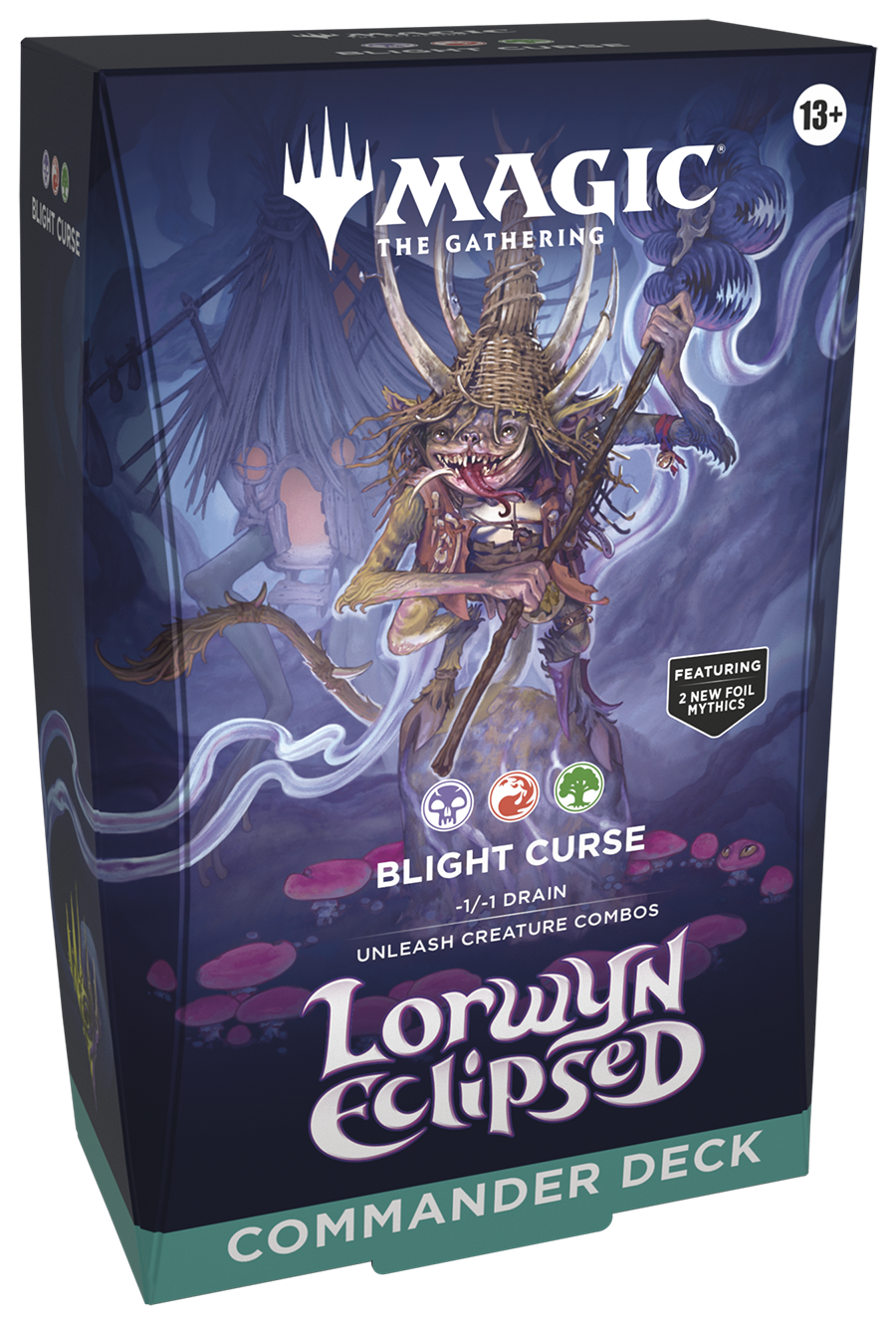 MTG: Lorwyn Eclipsed Commander Deck – Blight Curse | English - Magic Draw