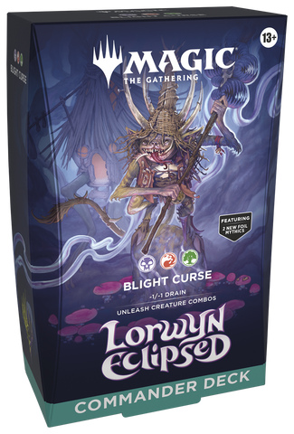 MTG: Lorwyn Eclipsed Commander Deck – Blight Curse | English - Magic Draw