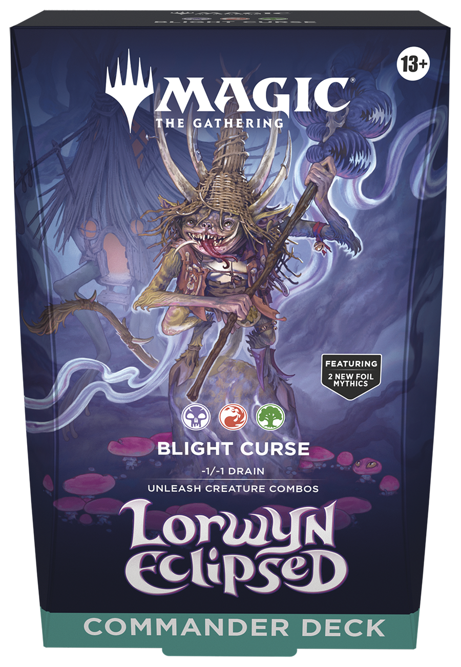 MTG: Lorwyn Eclipsed Commander Deck – Blight Curse | English - Magic Draw