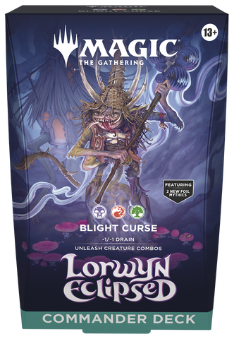 MTG: Lorwyn Eclipsed Commander Deck – Blight Curse | English - Magic Draw