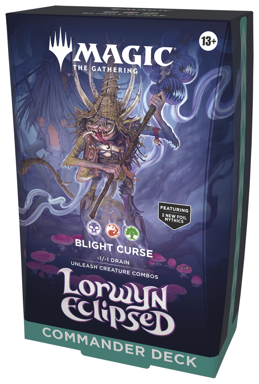 MTG: Lorwyn Eclipsed Commander Deck – Blight Curse | English - Magic Draw