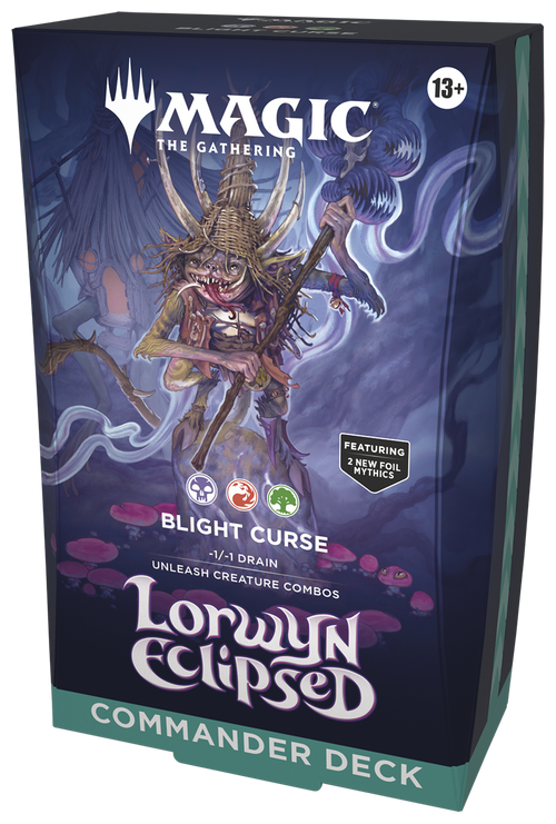 MTG: Lorwyn Eclipsed Commander Deck – Blight Curse | English