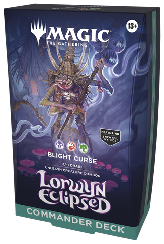 MTG: Lorwyn Eclipsed Commander Deck – Blight Curse | English - Magic Draw