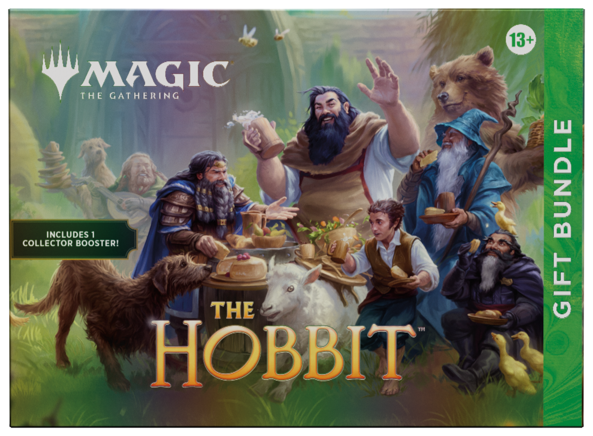 MTG: The Hobbit Gift Bundle – Collector Booster + 9 Play Boosters | English | Sealed - Magic Draw