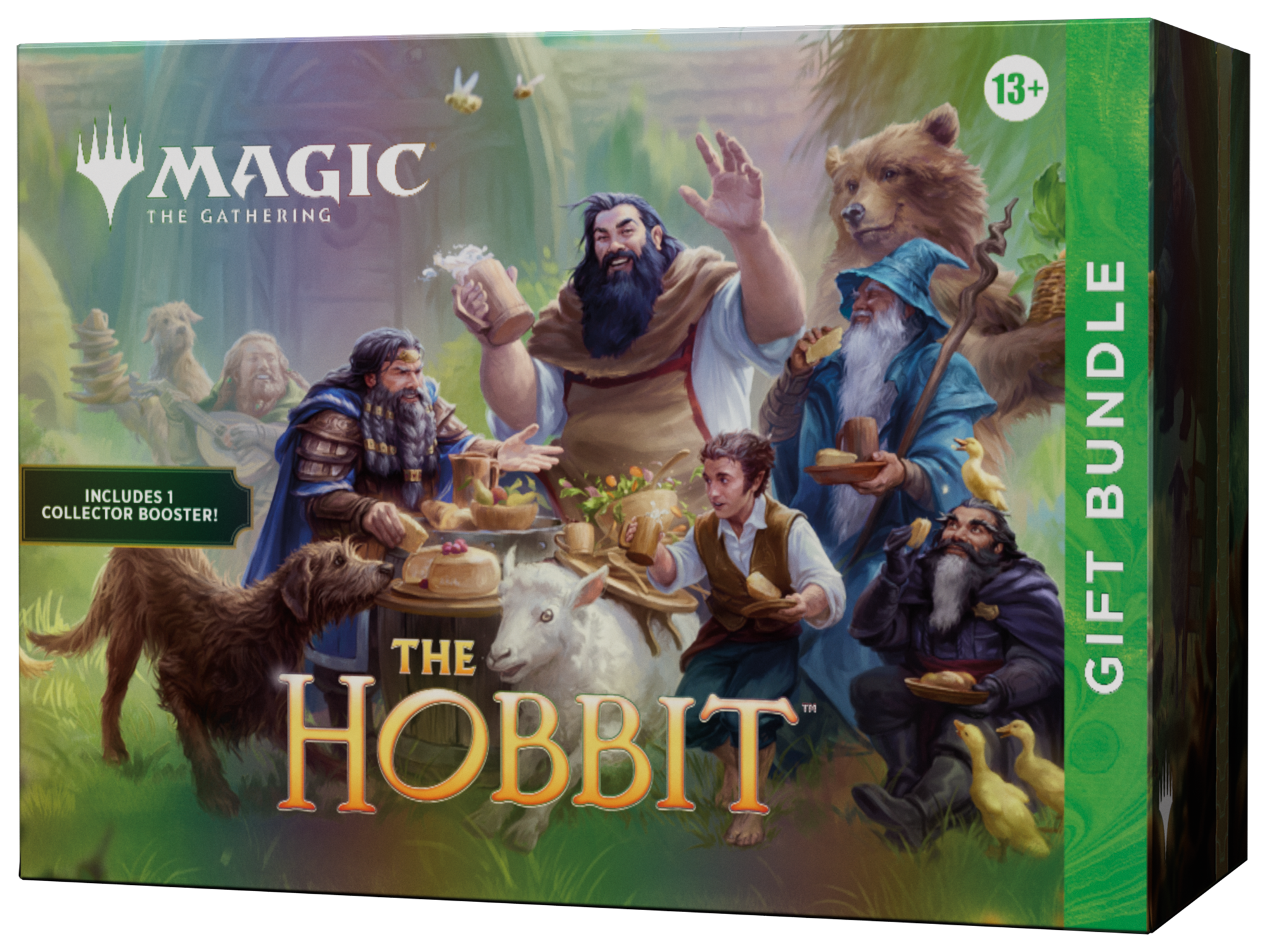 MTG: The Hobbit Gift Bundle – Collector Booster + 9 Play Boosters | English | Sealed - Magic Draw