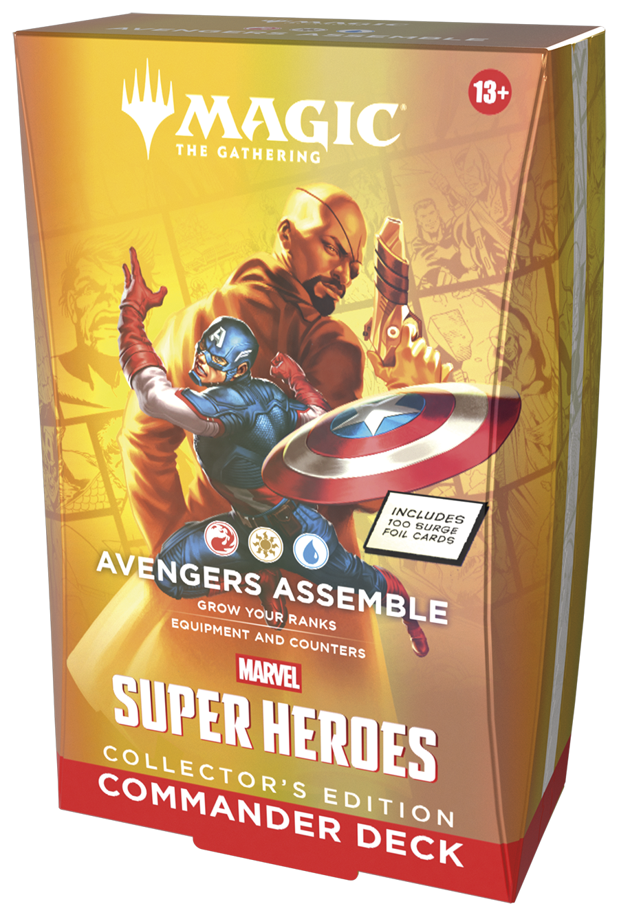 MTG Marvel Super Heroes Commander Decks CE Set of 4 | EU Paper Dealer MTG Marvel Super Heroes Commander Decks CE Set of 4 | EU Paper Dealer