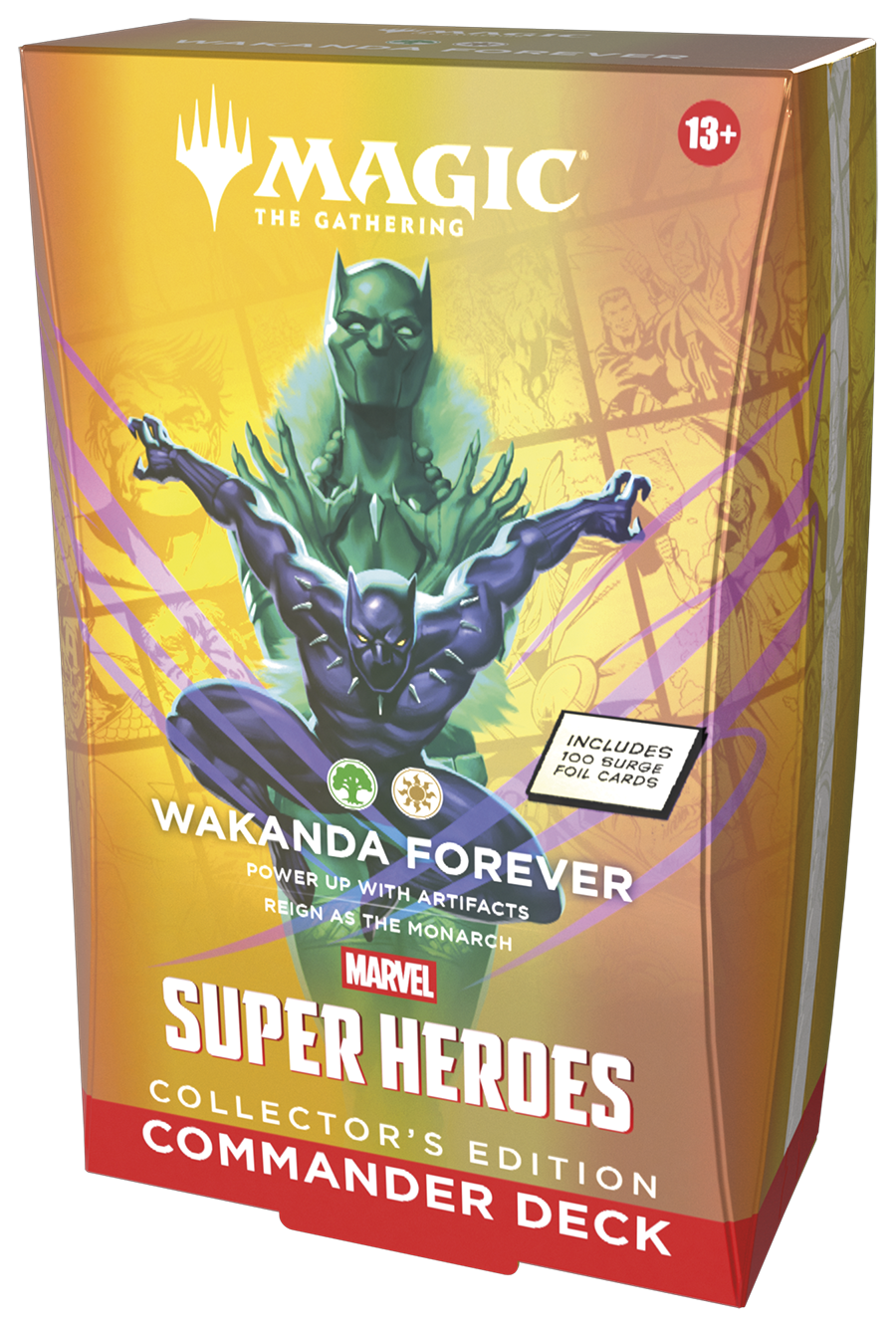 MTG Marvel Super Heroes Commander Decks Collectors Edition Set of 4 Sealed English
