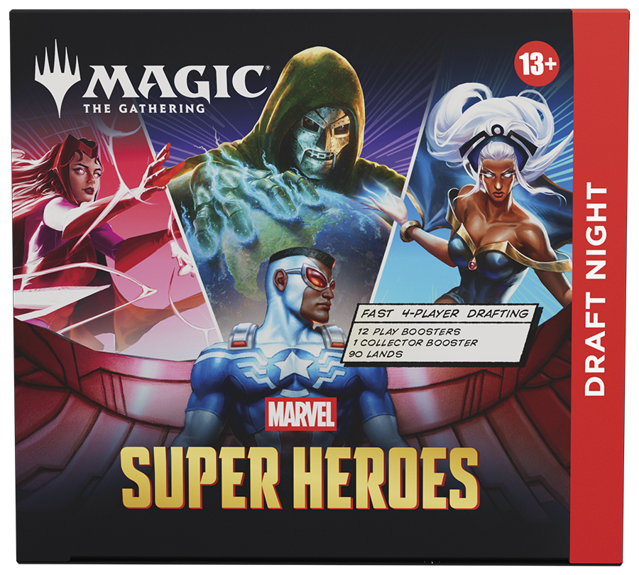 MTG Marvel Super Heroes Draft Night Box 4 Player Kit English Sealed