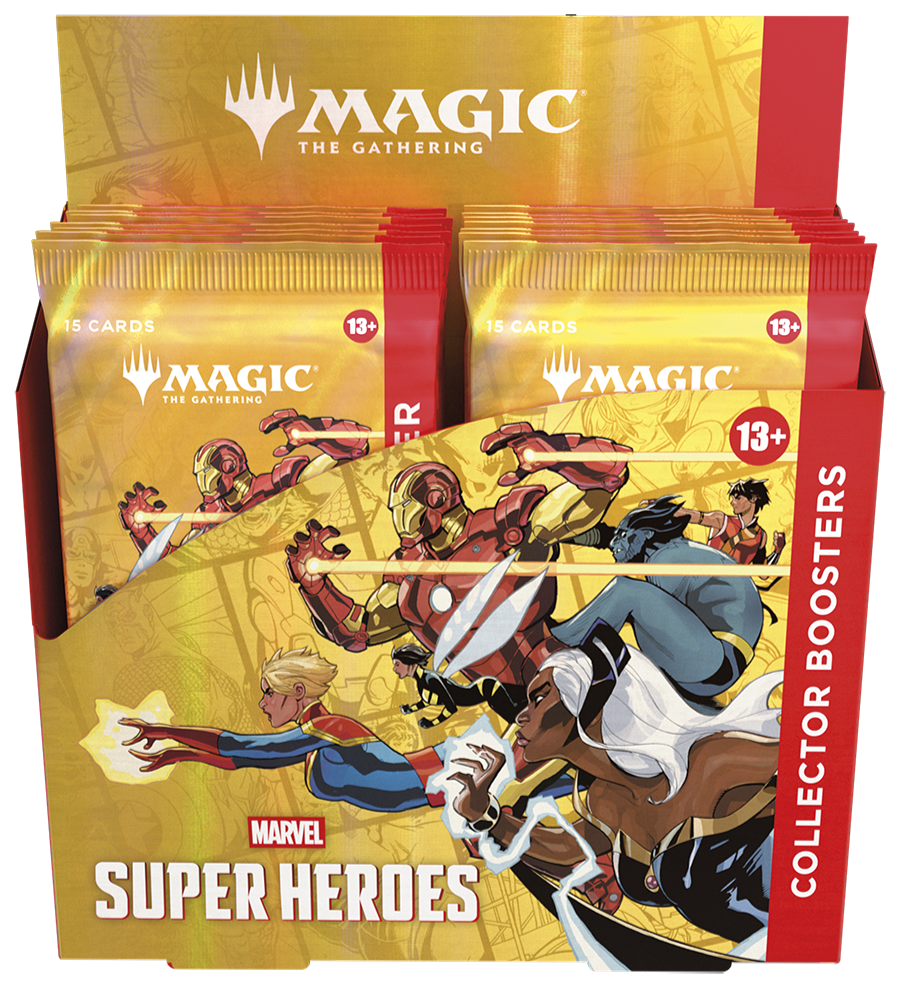MTG Marvel Super Heroes Collector Booster Box 12 Packs English Sealed