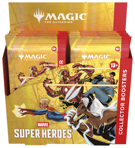 MTG Marvel Super Heroes Collector Booster Box 12 Packs English Sealed