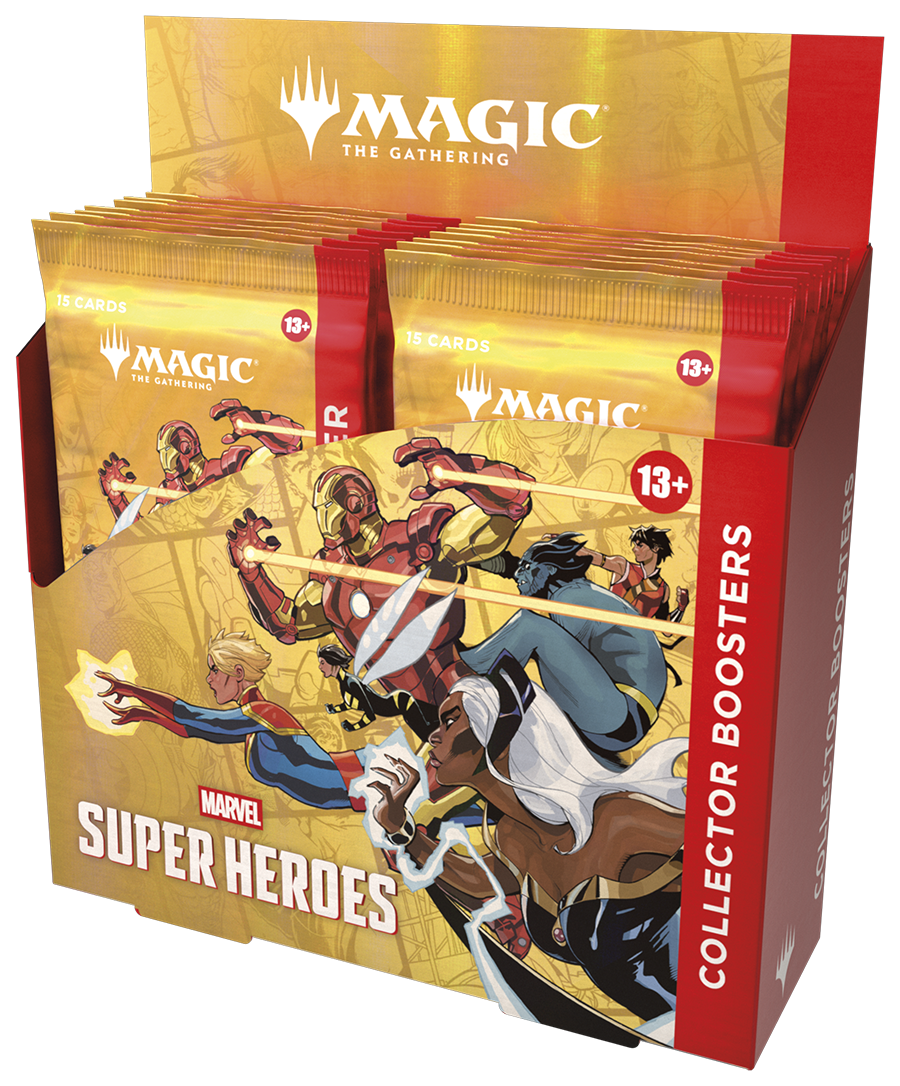 MTG Marvel Super Heroes Collector Booster Box 12 Packs English Sealed