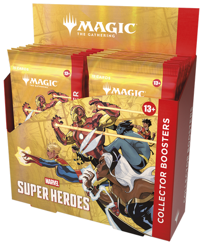 MTG Marvel Super Heroes Collector Booster Box 12 Packs English Sealed