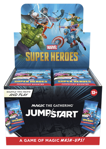 MTG Marvel Super Heroes Jumpstart Booster Display 24 Packs English Sealed