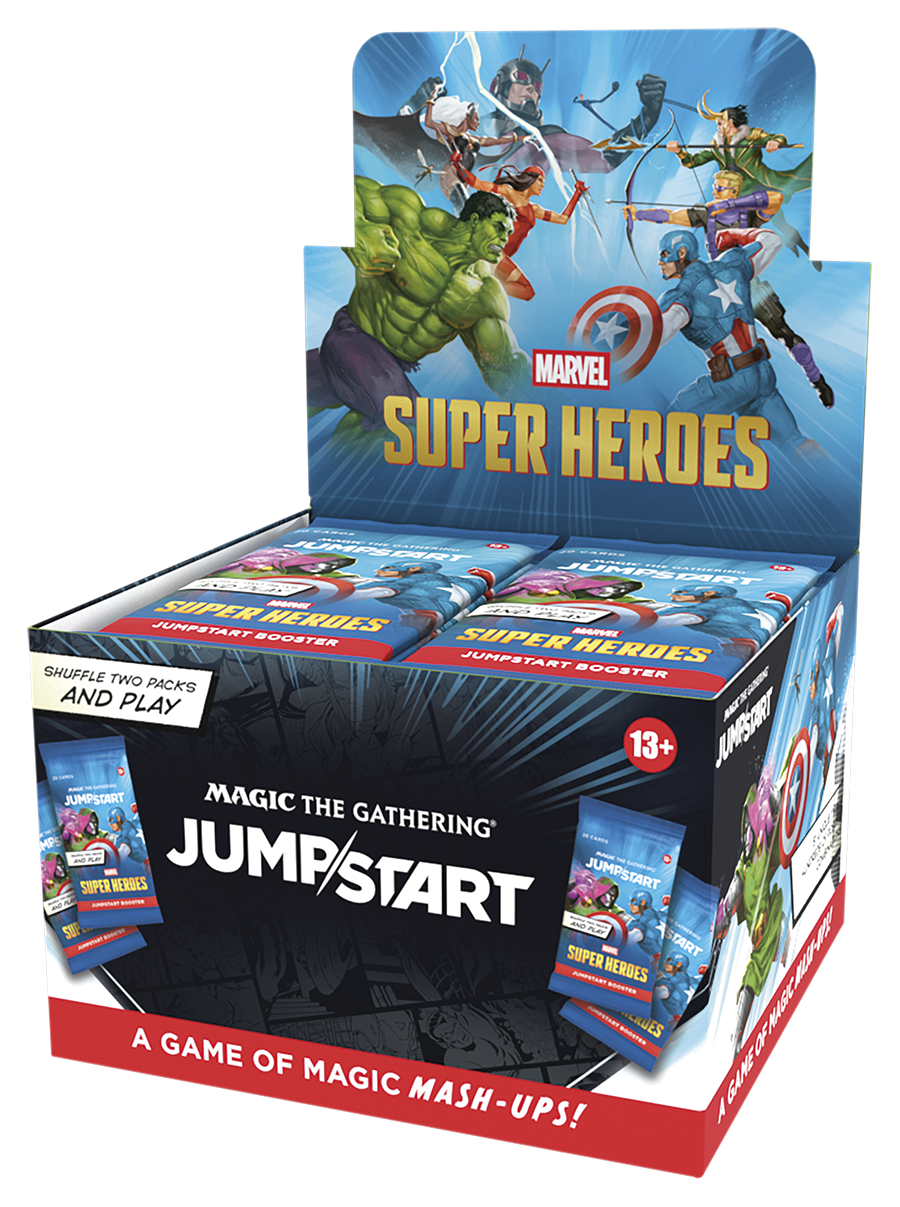 MTG Marvel Super Heroes Jumpstart Booster Display 24 Packs English Sealed