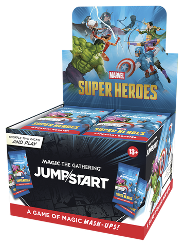 MTG Marvel Super Heroes Jumpstart Booster Display 24 Packs English Sealed