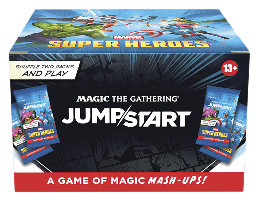 MTG Marvel Super Heroes Jumpstart Booster Display 24 Packs English Sealed