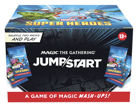 MTG Marvel Super Heroes Jumpstart Booster Display 24 Packs English Sealed