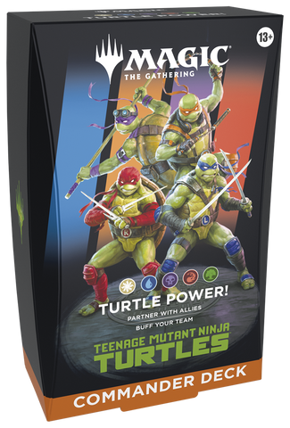 MTG: TMNT Commander Deck – 100 Cards | Ready to Play | English - Magic Draw