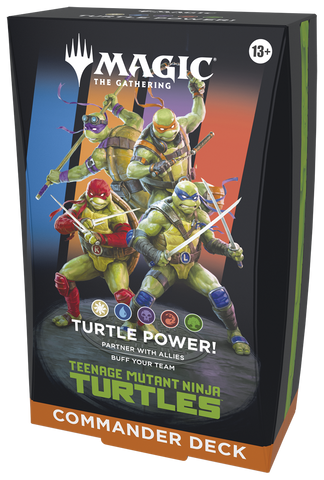 MTG: TMNT Commander Deck – 100 Cards | Ready to Play | English - Magic Draw