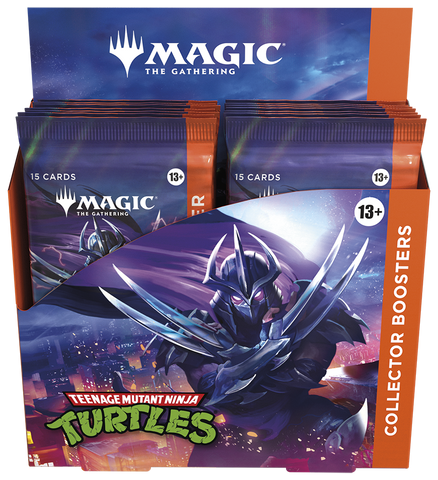 MTG Teenage Mutant Ninja Turtles Collector Booster Box 12 Packs English Sealed
