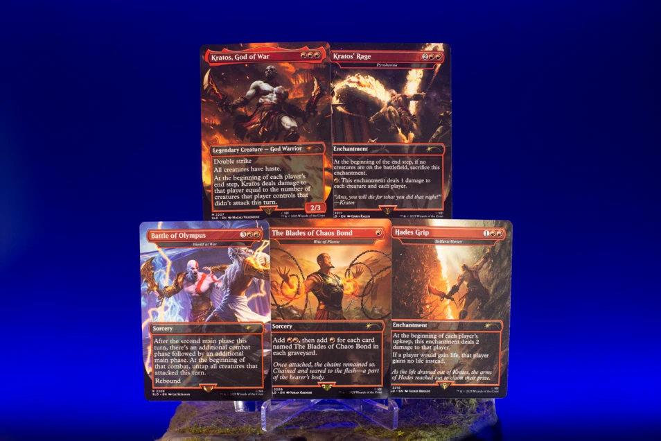 MTG Secret Lair x God of War Greek Saga Non-Foil English Sealed Kratos
