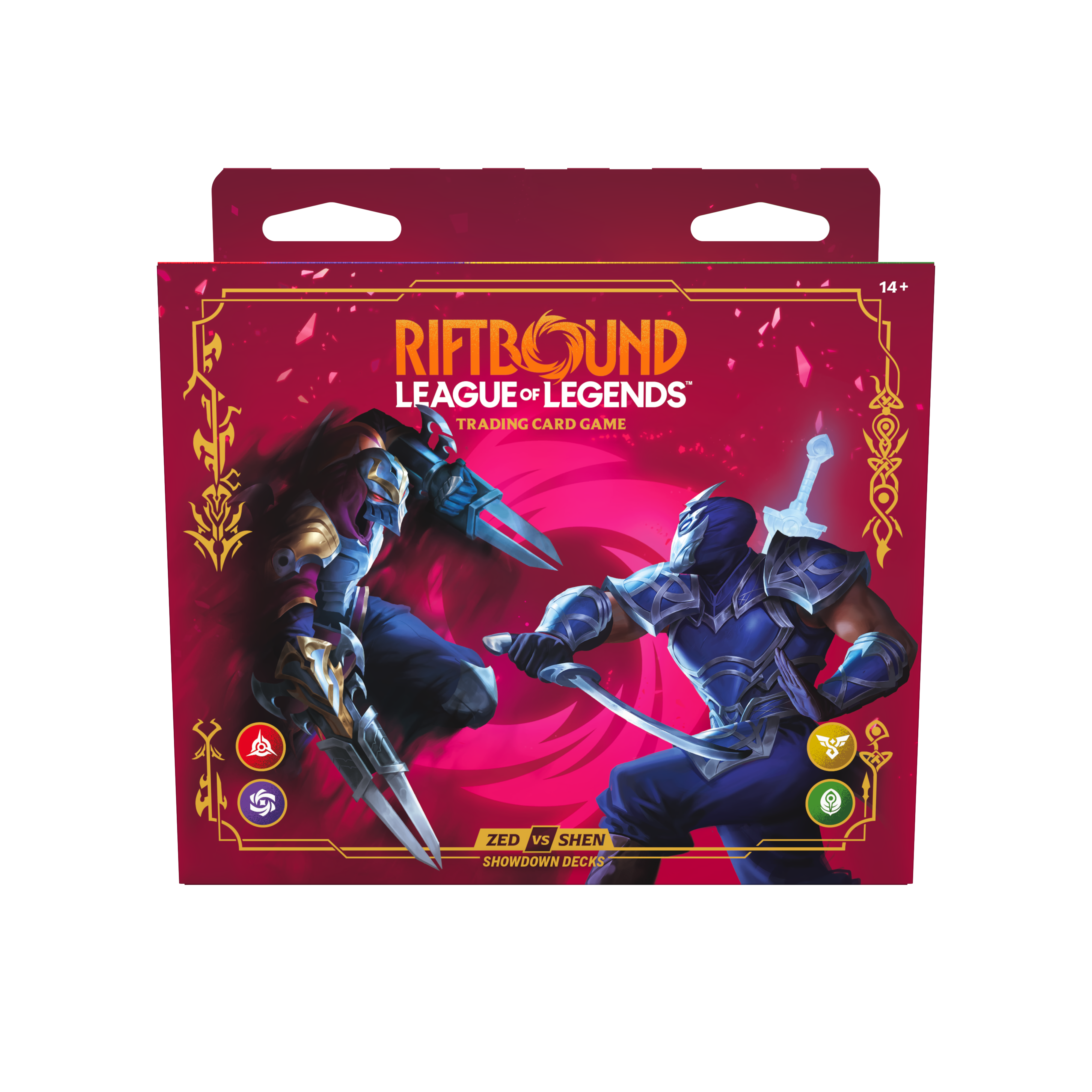 Riftbound: Vendetta Champion Deck Showdown Zed vs Shen — 4 decks sealed