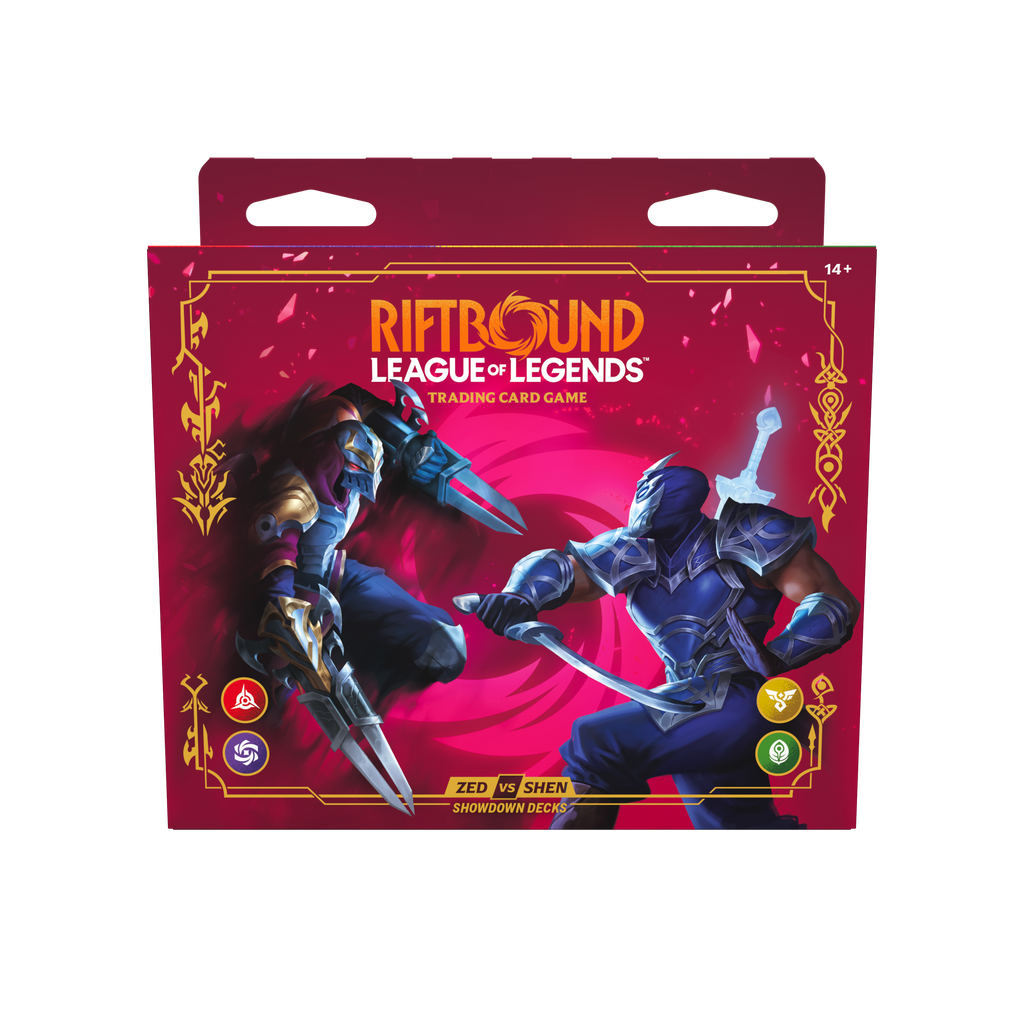 Riftbound: Vendetta Champion Deck Showdown Zed vs Shen — 4 decks sealed