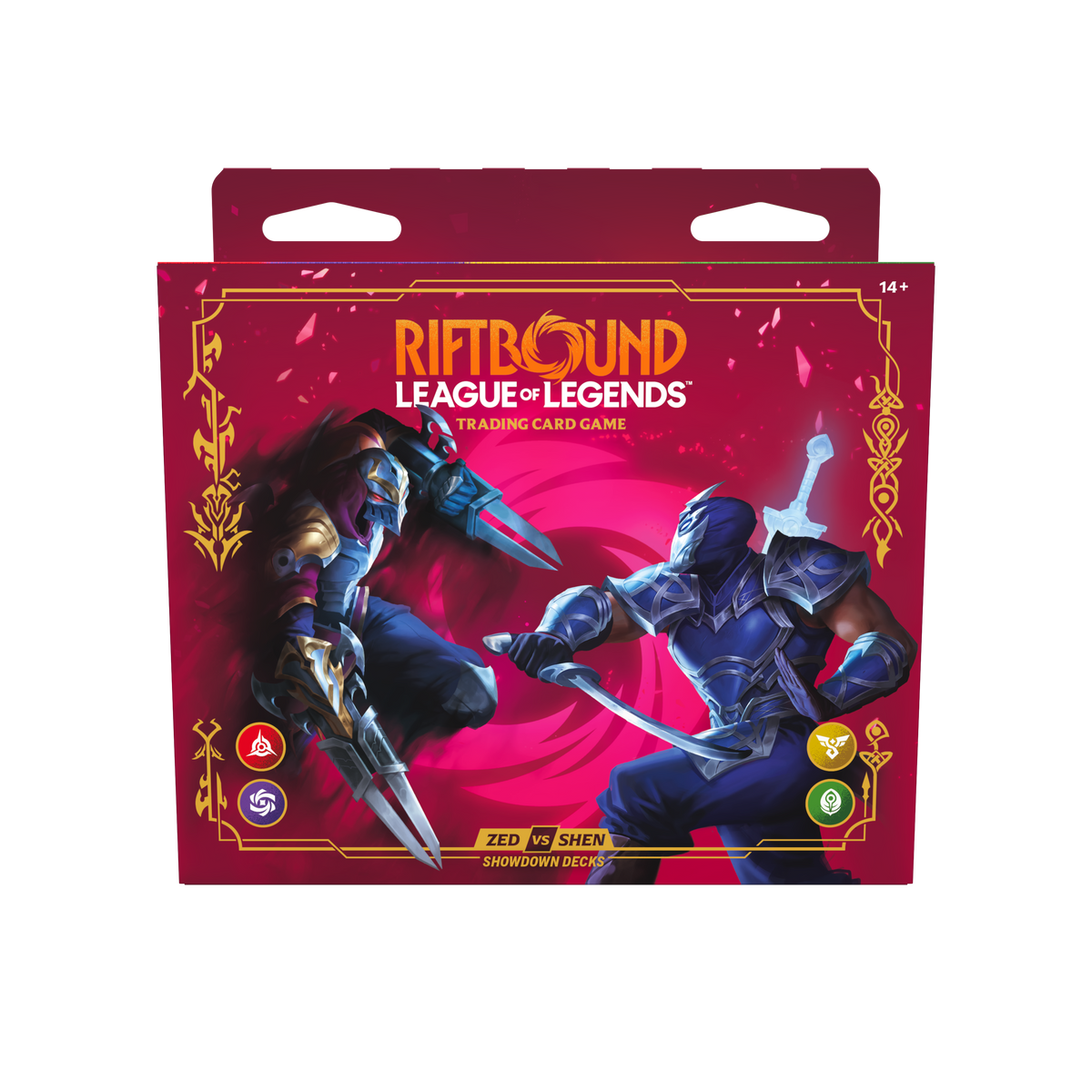 Riftbound: Vendetta Champion Deck Showdown Zed vs Shen — 4 decks sealed
