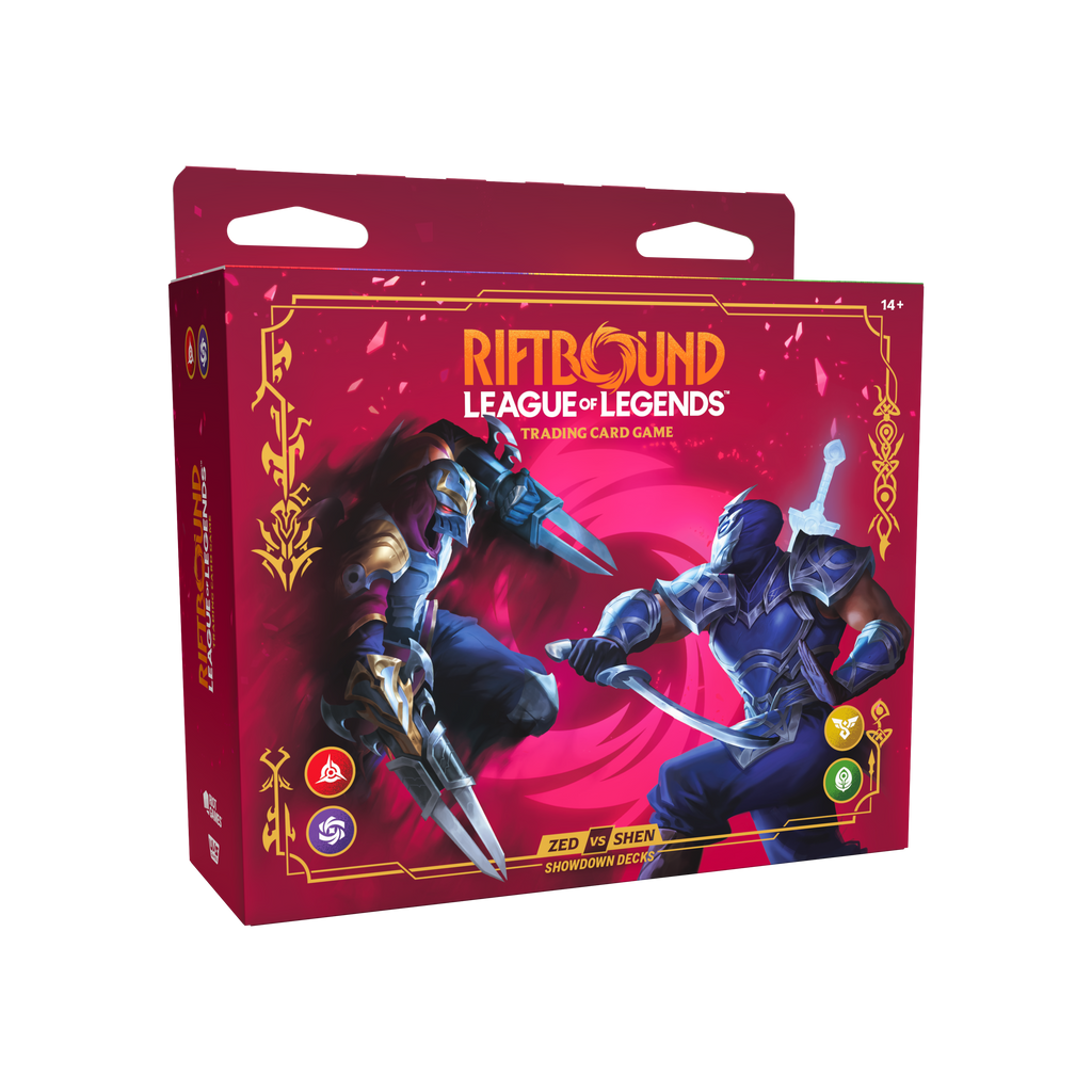 Riftbound: Vendetta Champion Deck Showdown Zed vs Shen — 4 decks sealed