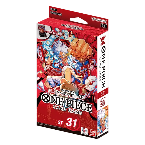 One Piece TCG ST-31 Starter Deck - RED Monkey.D.Luffy | English | Sealed