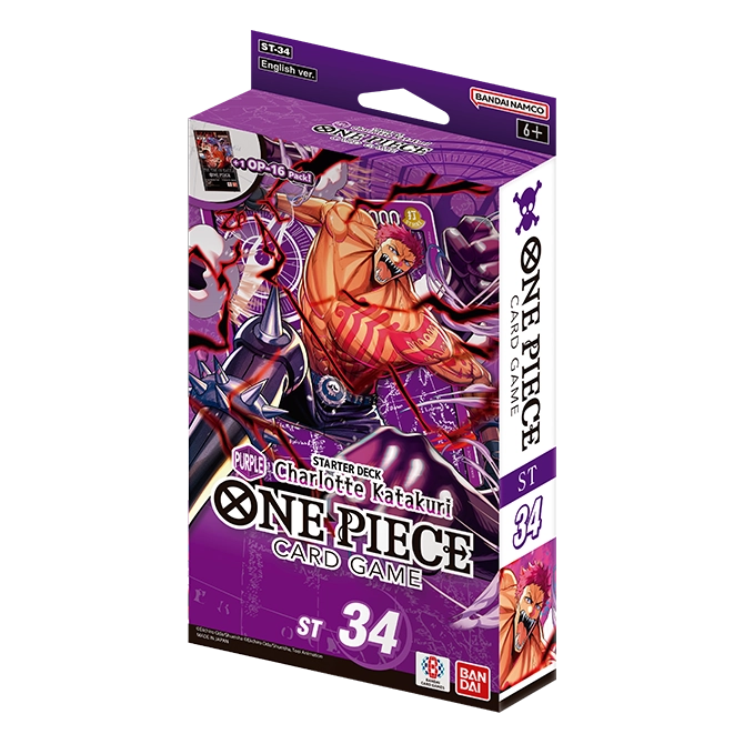 One Piece TCG ST-34 Starter Deck - PURPLE Charlotte Katakuri | English | Sealed - Magic Draw