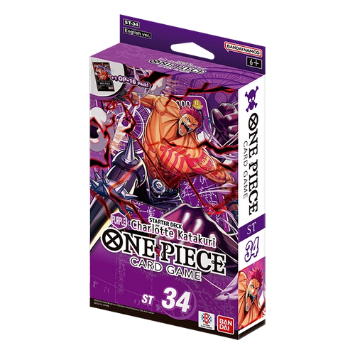 One Piece TCG ST-34 Starter Deck - PURPLE Charlotte Katakuri | English | Sealed