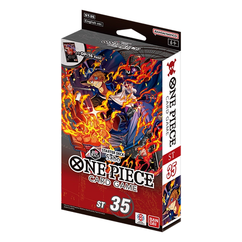 One Piece TCG ST-35 Starter Deck - RED/BLACK Sabo | English | Sealed