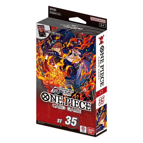 One Piece TCG ST-35 Starter Deck - RED/BLACK Sabo | English | Sealed - Magic Draw