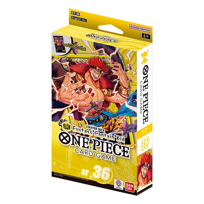 One Piece TCG ST-36 Starter Deck - YELLOW Eustass "Captain" Kid | English | Sealed - Magic Draw
