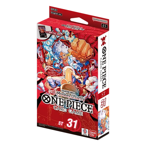 One Piece TCG ST-31 Starter Deck - RED Monkey.D.Luffy | English | Sealed - Magic Draw