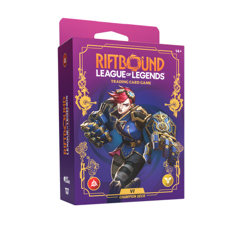 Riftbound Unleashed Champion Decks Vi and Vex English Sealed League of Legends TCG